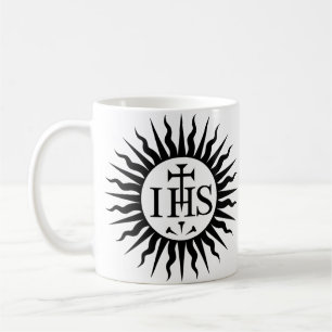 Emblem der Gesellschaft Jesu Kaffeetasse