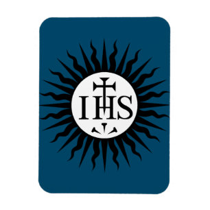 Emblem der Gesellschaft Jesu Magnet