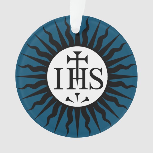 Emblem der Gesellschaft Jesu Ornament (Vorderseite)