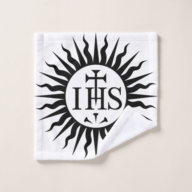 Emblem der Gesellschaft Jesu Waschlappen (Waschlappen)