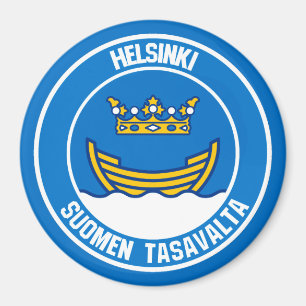 Emblem der Helsinki-Runde Magnet