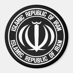 Emblem der Iran-Runde Magnet