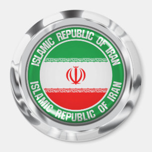 Emblem der Iran-Runde Magnet
