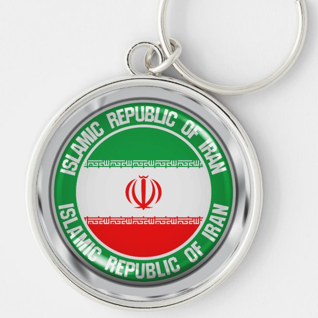 Emblem der Iran-Runde Schlüsselanhänger (Vorne)