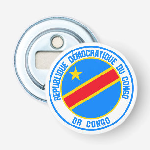 Emblem der Kongo-Runde Flaschenöffner