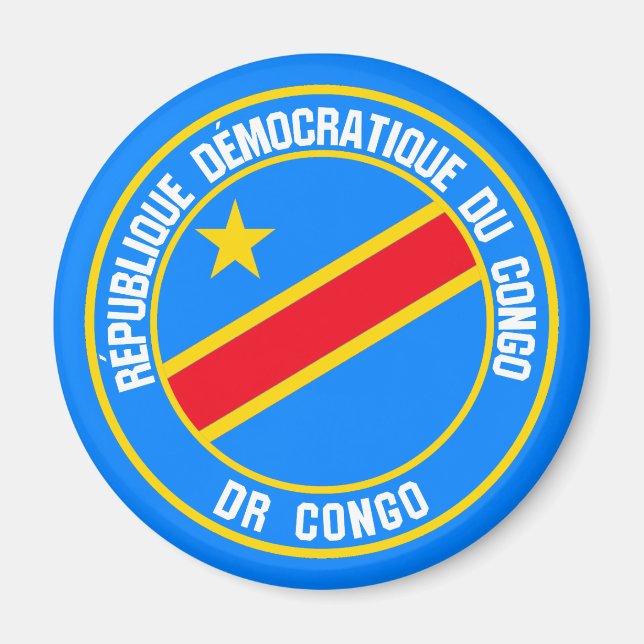 Emblem der Kongo-Runde Magnet (Vorne)
