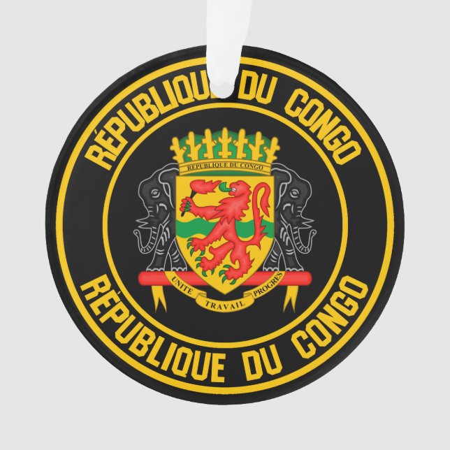 Emblem der Kongo-Runde Ornament (Vorderseite)