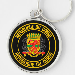 Emblem der Kongo-Runde Schlüsselanhänger