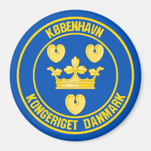 Emblem der Kopenhagener Runde Magnet
