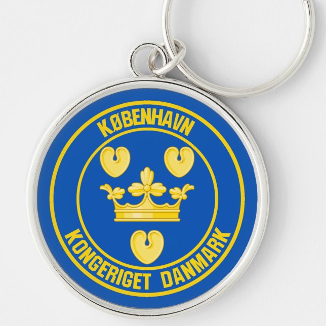 Emblem der Kopenhagener Runde Schlüsselanhänger (Vorne)