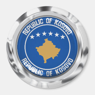 Emblem der Kosovo-Runde Magnet