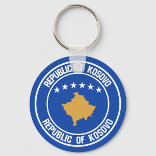Emblem der Kosovo-Runde Schlüsselanhänger