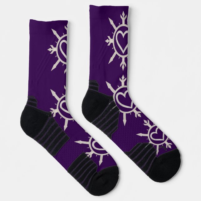 "Emblem der Liebe" Crew Socken (Rechts)
