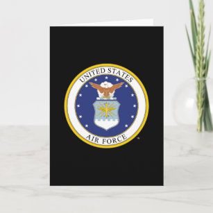Emblem der Luftwaffe der Vereinten Staaten Karte