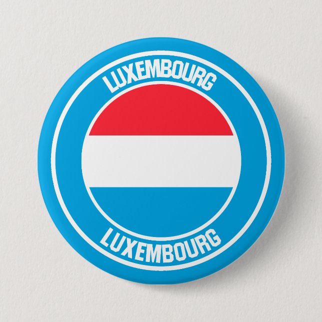 Emblem der Luxemburger Runde Button (Vorderseite)