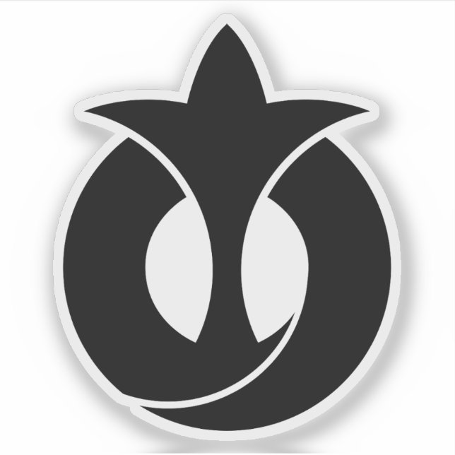 Emblem der Präfektur Aichi, Japan Aufkleber (Vorderseite)