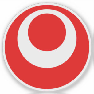 Emblem der Präfektur Okinawa, Japan Aufkleber