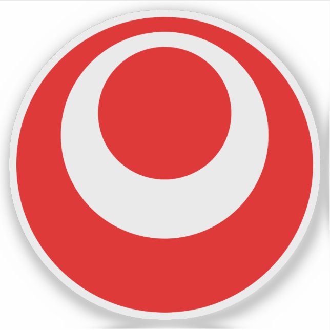Emblem der Präfektur Okinawa, Japan Aufkleber (Vorderseite)