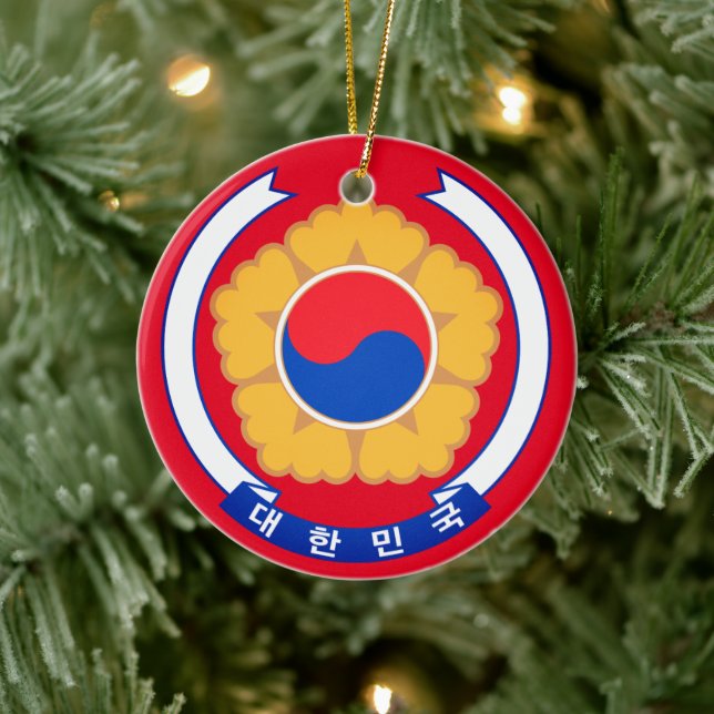 Emblem der Republik Korea Keramik Ornament (Baum)