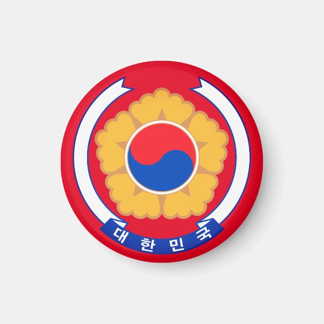 Emblem der Republik Korea Magnet (Vorne)