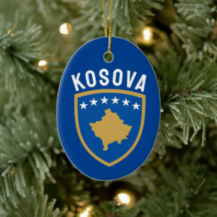 Emblem der Republik Kosovo Keramik Ornament
