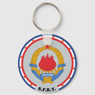 Emblem der Sozialistischen Bundesstaatlichen Repub Schlüsselanhänger