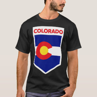 Emblem der Staatsflagge Colorado T-Shirt