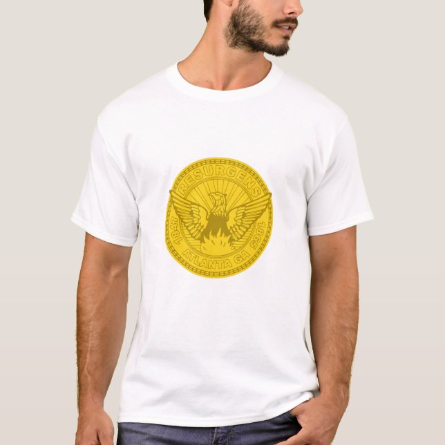Emblem der Stadt Atlanta, Georgien T - Shirt (Vorderseite)