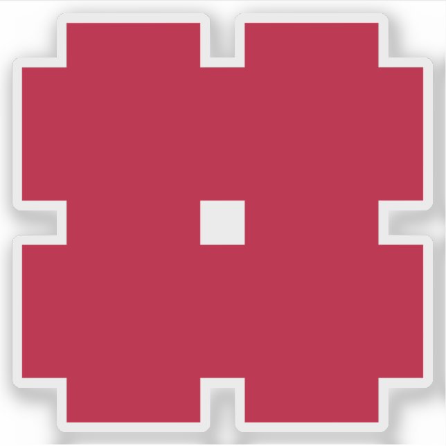 Emblem der Stadt Gifu, Gifu, Japan Aufkleber (Vorderseite)