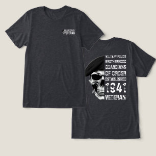 Emblem der Strafverfolgung für Militärpolizei K9 Tri-Blend Shirt