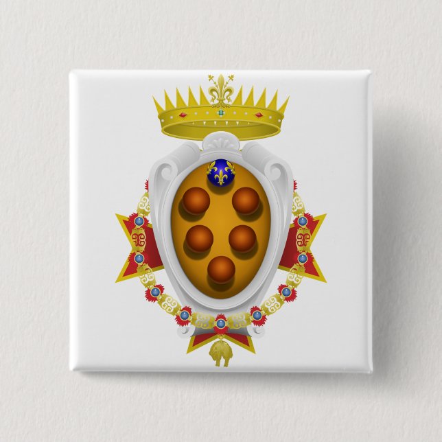 Emblem der Toskana Button (Vorderseite)