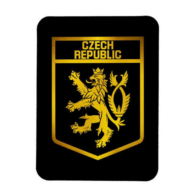Emblem der Tschechischen Republik Magnet (Vertikal)