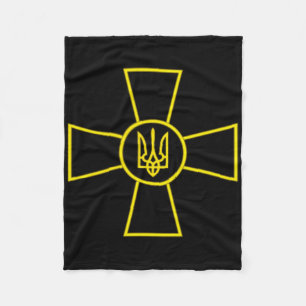 Emblem der ukrainischen Luftwaffe Ukraine Streitkr Fleecedecke