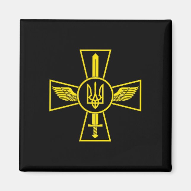 Emblem der ukrainischen Luftwaffe Ukraine Streitkr Magnet (Vorne)