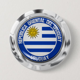 Emblem der Uruguay-Runde Button