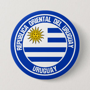 Emblem der Uruguay-Runde Button
