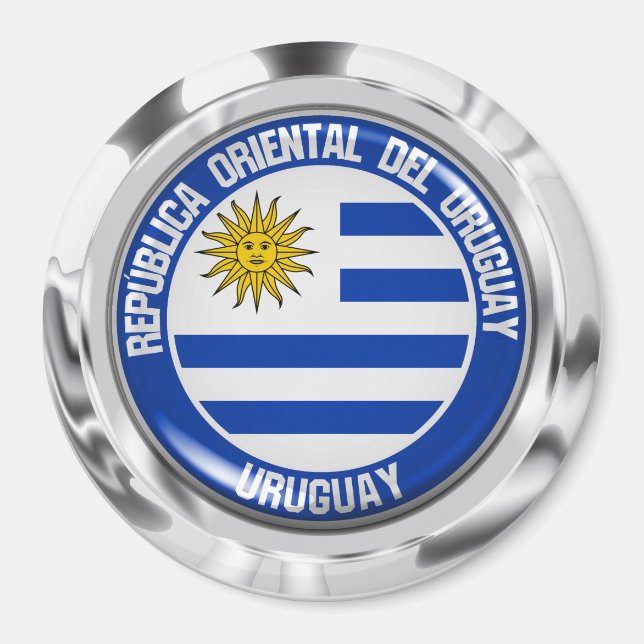Emblem der Uruguay-Runde Magnet (Vorne)