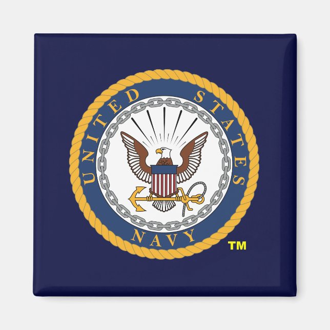 Emblem der US-Marine Magnet (Vorne)