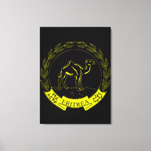 Emblem des Eritrea-Posters Leinwanddruck
