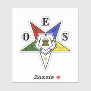 Emblem des Ordens des Eastern Star Aufkleber