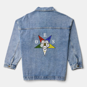 Emblem des Ordens des Eastern Star Jeansjacke