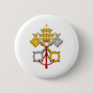 Emblem des Papacy-offiziellen Papstes Symbol Coat Button