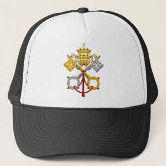 Emblem des Papacy-offiziellen Papstes Symbol Coat Truckerkappe