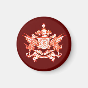 Emblem des Sikkim-Staat - INDIEN Magnet