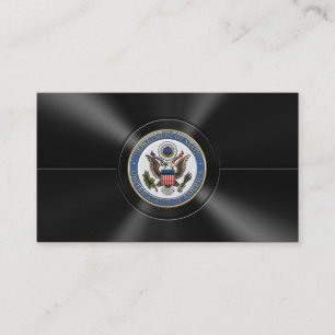 Emblem des U.S. Department of Staat (DoS) [3D] Visitenkarte
