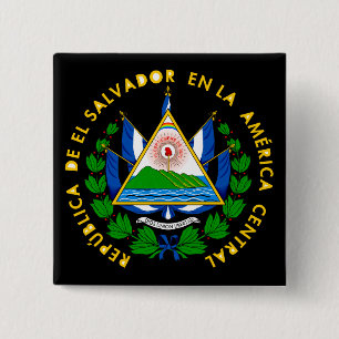 Emblem el el salvador button