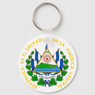 Emblem el el salvador schlüsselanhänger