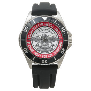 Emblem für freiberufliche Notfalldienste Armbanduhr