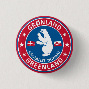 Emblem Grönlands Button