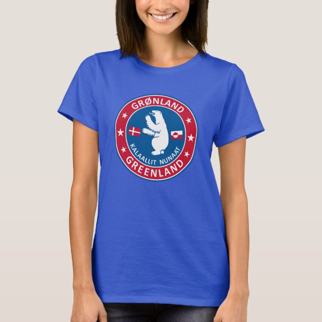 Emblem Grönlands T-Shirt (Vorderseite)